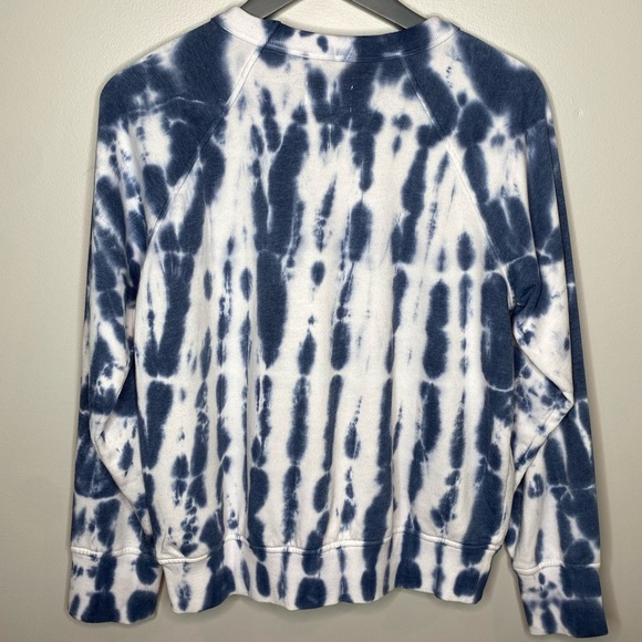 Lou&Grey Blue and White Tie-dye Crew Neck. - Picture 6 of 6